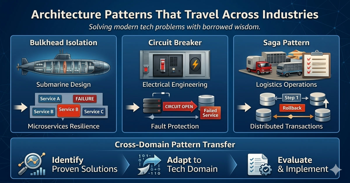 Architecture Patterns That Travel Across Industries